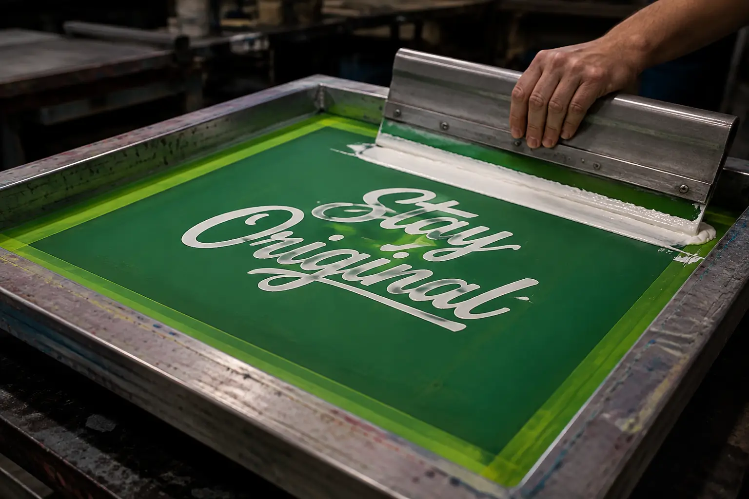 Screen making and color separation for custom clothing