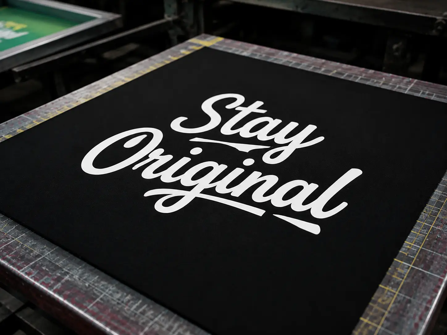 Custom screen printing sample development
