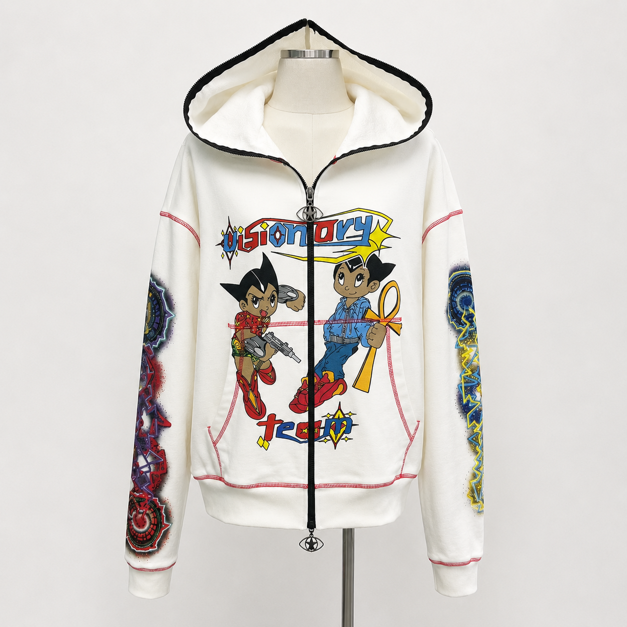 Custom DTG Printing Zip Up Hoodie