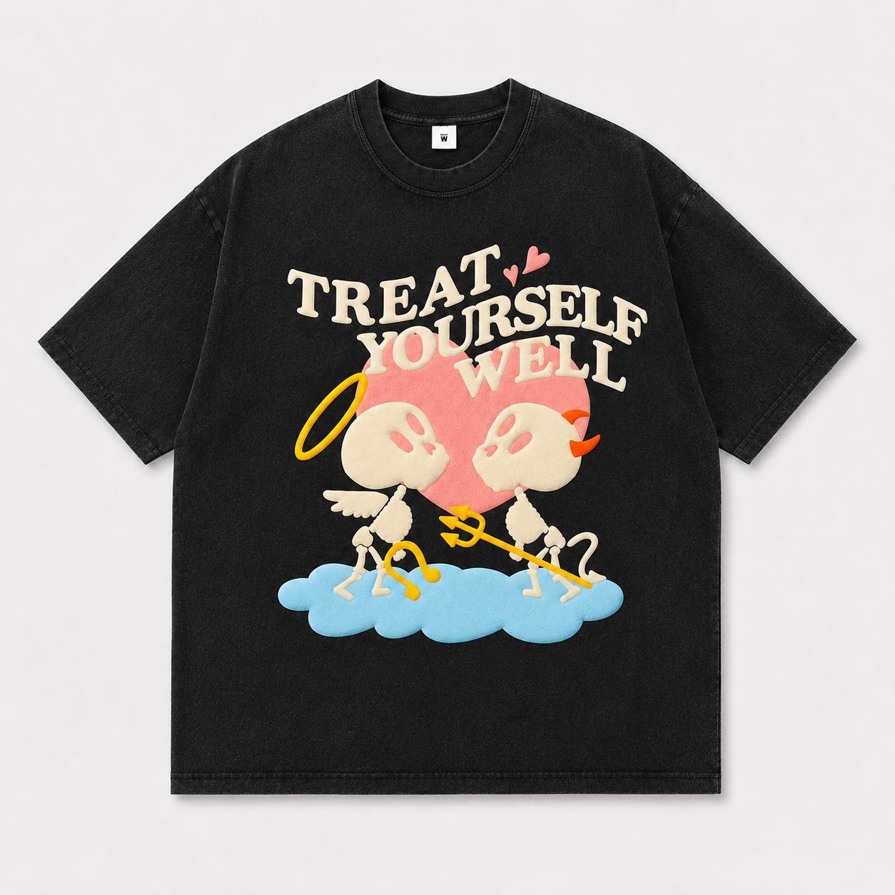 Custom Puff Print Oversized T-Shirt