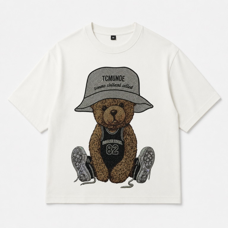 Custom Rhinestone Oversized T-Shirt
