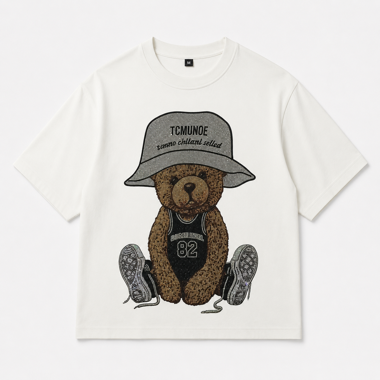 Custom Rhinestone Oversized T-Shirt