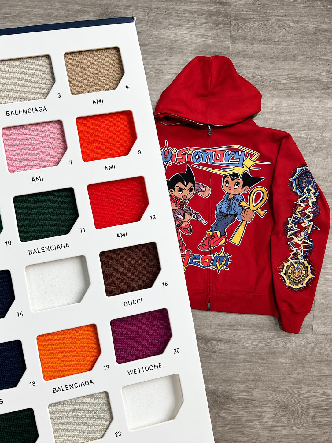 Hoodie Fabric and Color Selection for Custom Clothing Production